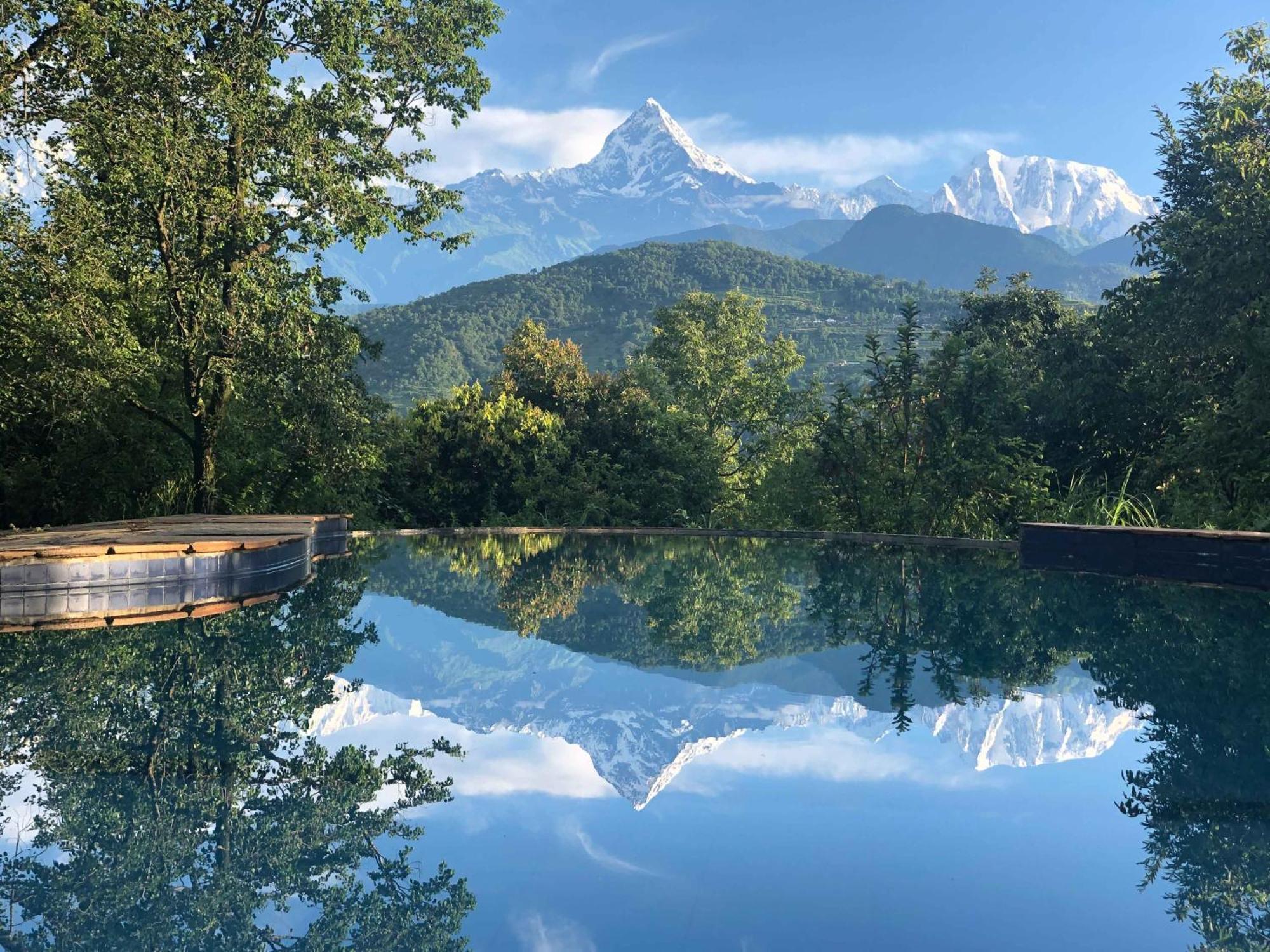 Tiger Mountain Pokhara Lodge Bagian luar foto